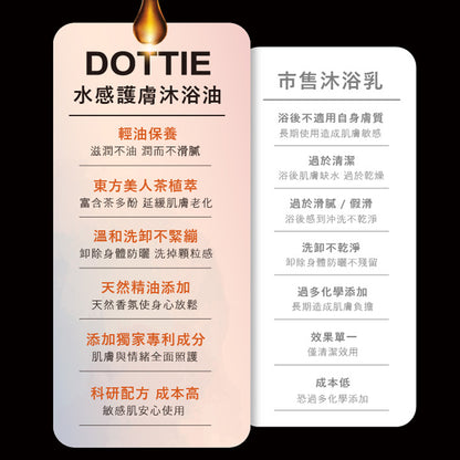 DOTTIE 水感護膚嫩白沐浴油 | 嫩白、提升自信、敏感肌適用｜120ml